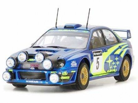 Plastikový model auta Tamiya 24250 Impreza WRC2001 Great Britain 1:24