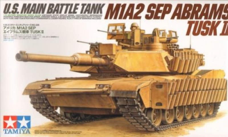 Plastikový model tanku Tamiya 35326 M1 A2 SEP TUSK II 1:35 | pkmodelar.cz