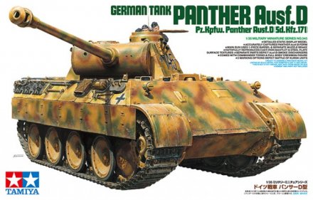 Plastikový model tanku Tamiya 35345 Panther Ausf.D 1:35