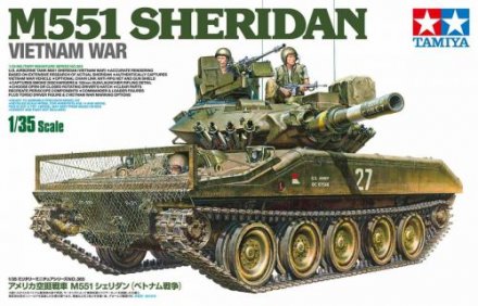 Plastikový model tanku Tamiya 35365 M551 Sheridan (Vietnam) 1:35