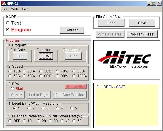 HPP-21 PLUS Tester a programátor digitálních serv s PC rozhraním (mini-USB) | pkmodelar.cz