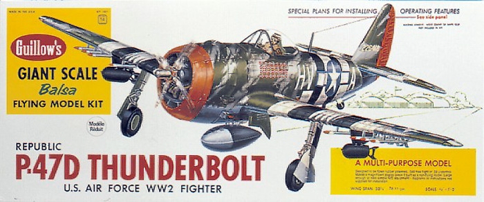 P-47D Thunderbolt (768mm) | pkmodelar.cz