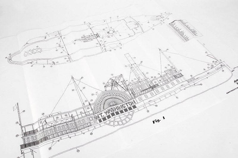 Mount Washington 1130mm říční parník, ABS trup | pkmodelar.cz