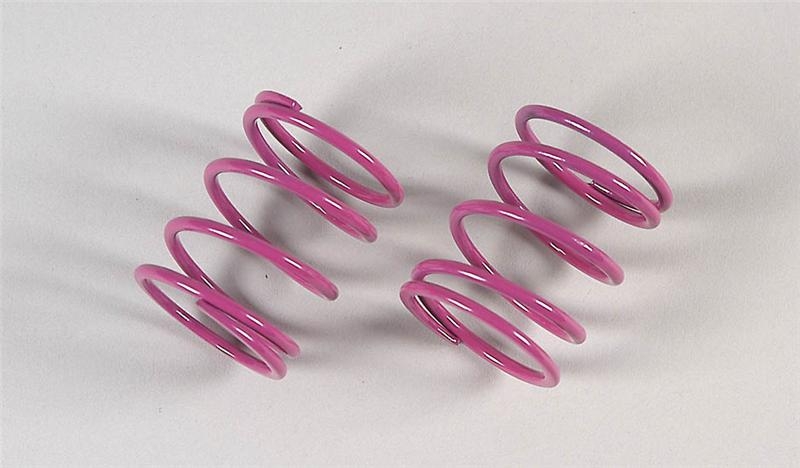 Pružiny pro tlumiče, růžové, 2,6x40mm, 2 ks.