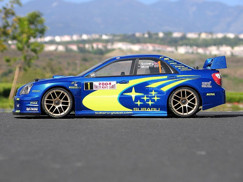 Karoserie čirá Subaru Impreza WRC 2004 Monte Carlo (190 mm/rozvor 255 mm) | pkmodelar.cz