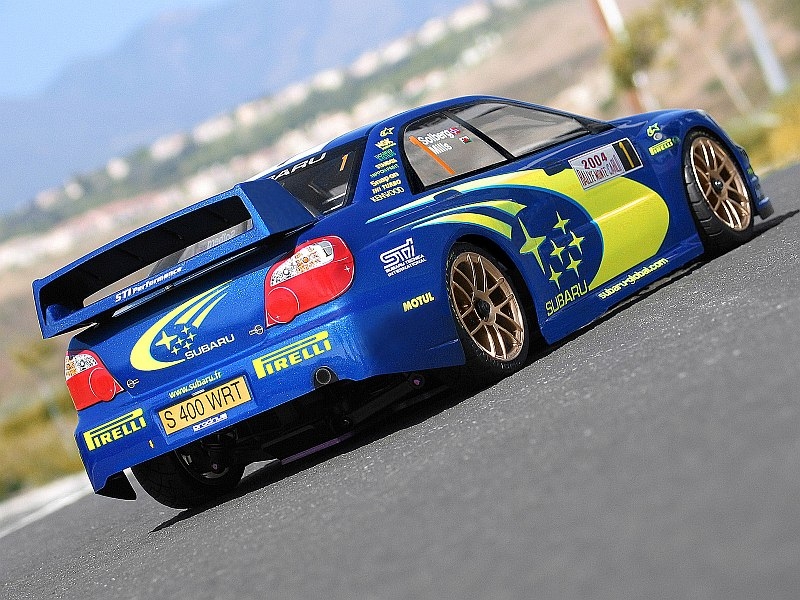 Karoserie čirá Subaru Impreza WRC 2004 Monte Carlo (190 mm/rozvor 255 mm) | pkmodelar.cz