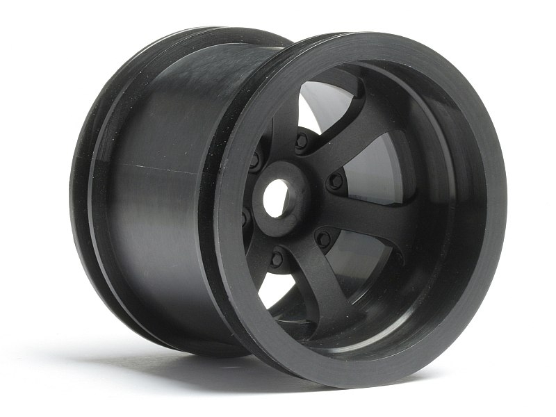SCORCH 6-paprskové ráfky černé (55x50mm) (2,2in/55x50mm/2ks) | pkmodelar.cz