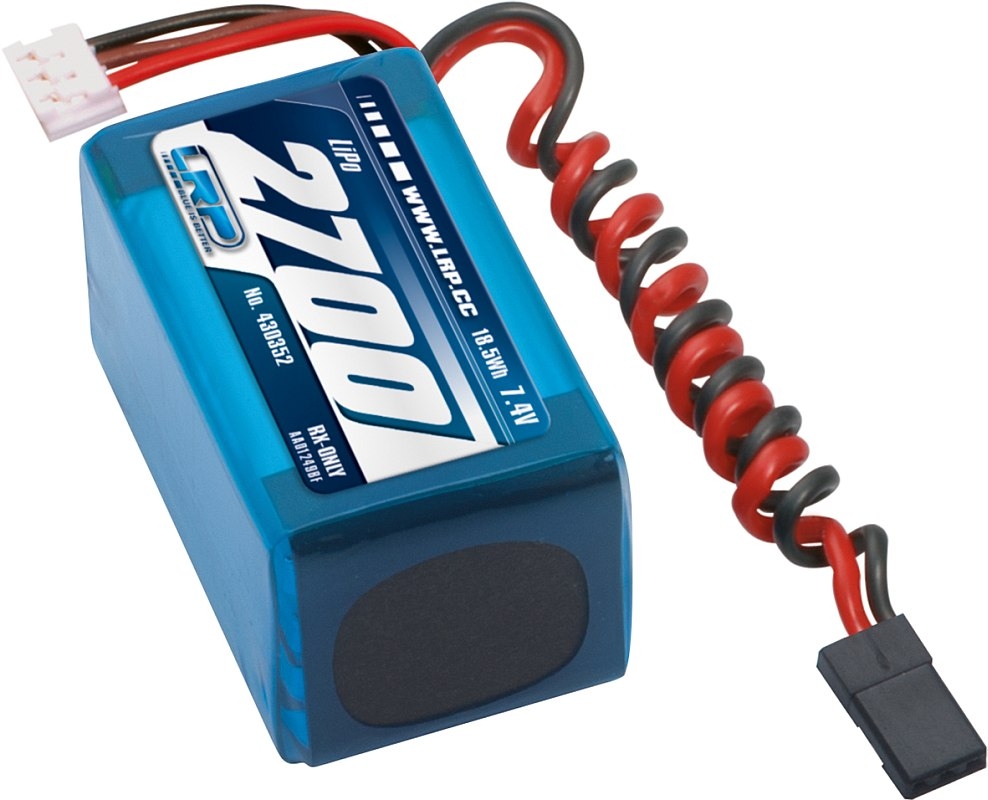 LiPo RX-Pack 2/3A pyramida 2700mAh - RX-7.4V | pkmodelar.cz