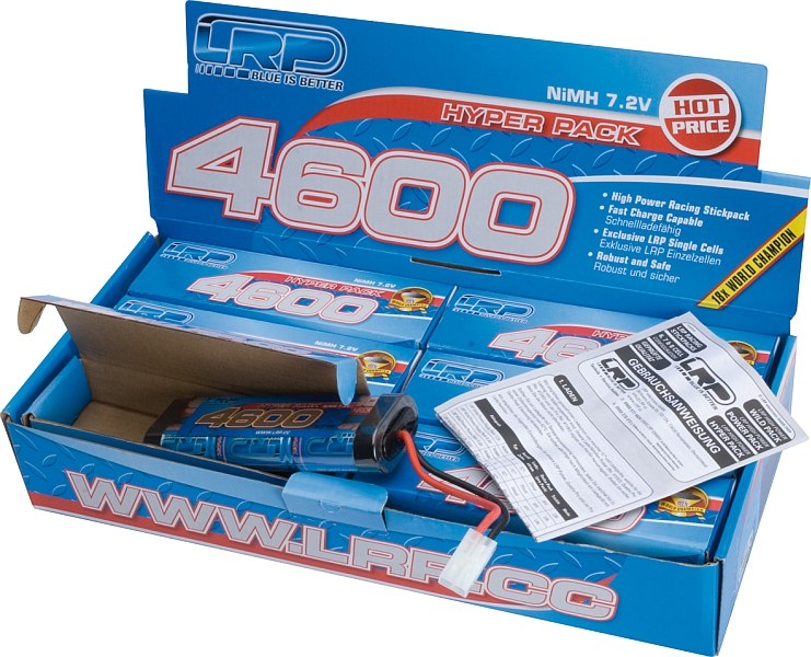 Hyper Pack 4600 - 7.2V - 6 článkový NiMH Stickpack | pkmodelar.cz