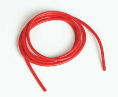 Silikonový kabel 1,6qmm, 15AWG, 1metr, červený