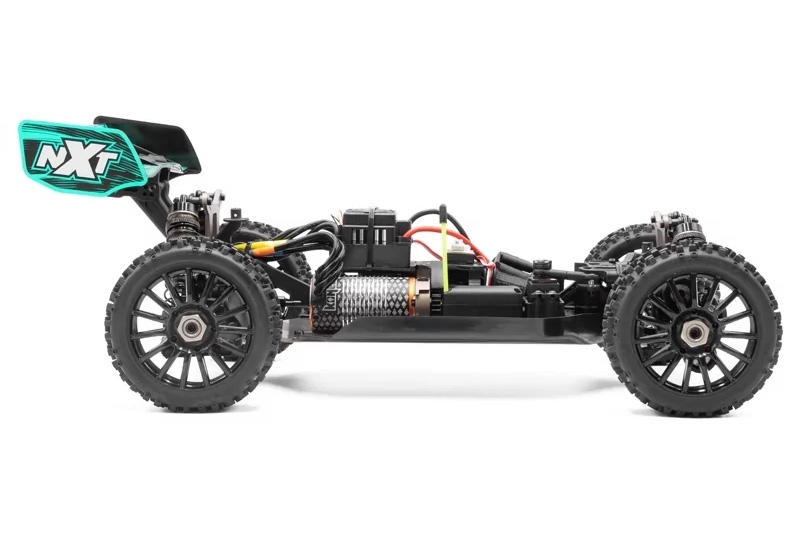 RTR Buggy SPIRIT NXT EVO2 BRUSHLESS RTR 4wd - tyrkysová | pkmodelar.cz