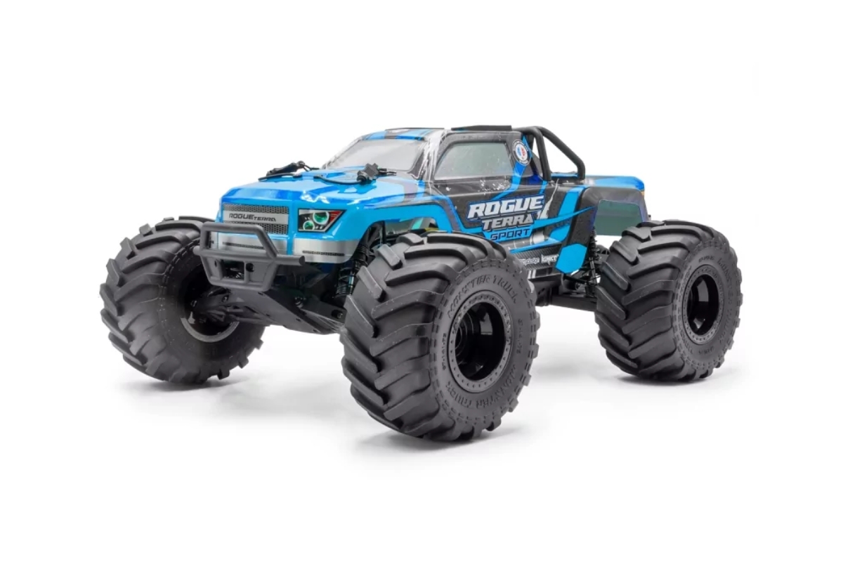 ROGUE TERRA SPORT RTR Brushless Monster Truck 4WD, modrá