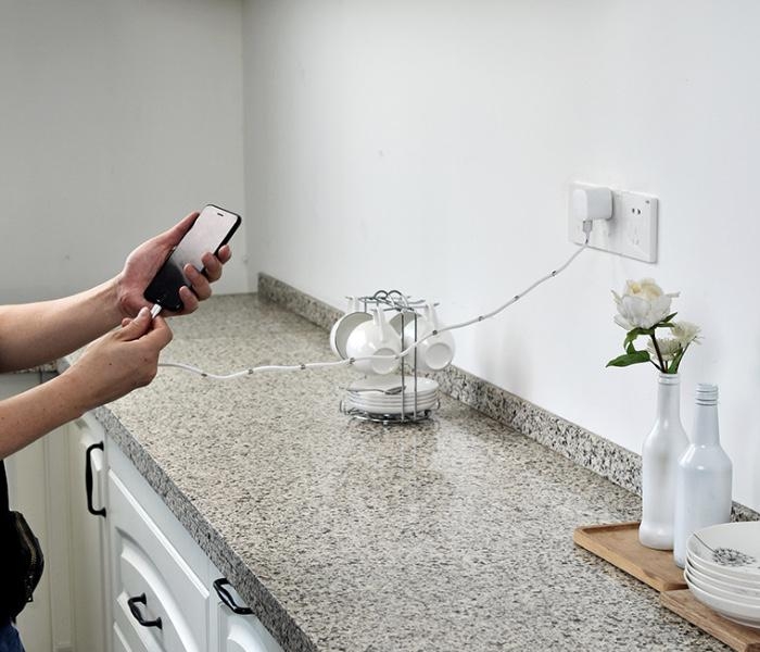 Magnetický samonavíjecí USB nabíjecí kabel (Type-C) (90 cm) | pkmodelar.cz