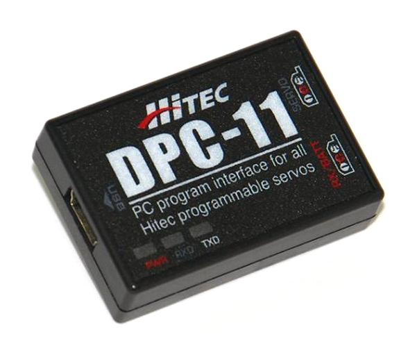 DPC-11 Univerzální programátor serv Hitec s PC rozhraním (mini-USB) | pkmodelar.cz