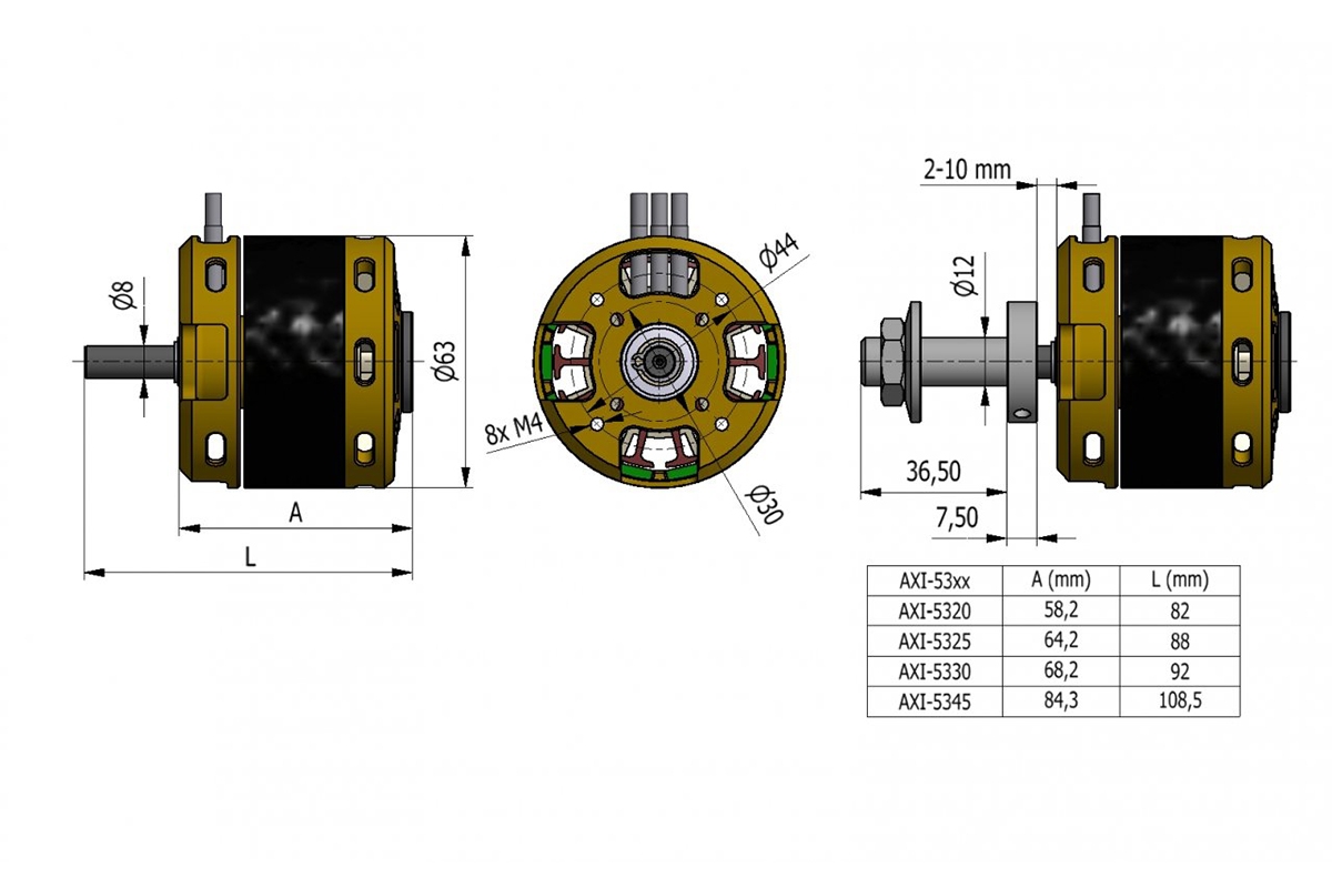 AXI 5330/18 V3 střídavý motor | pkmodelar.cz