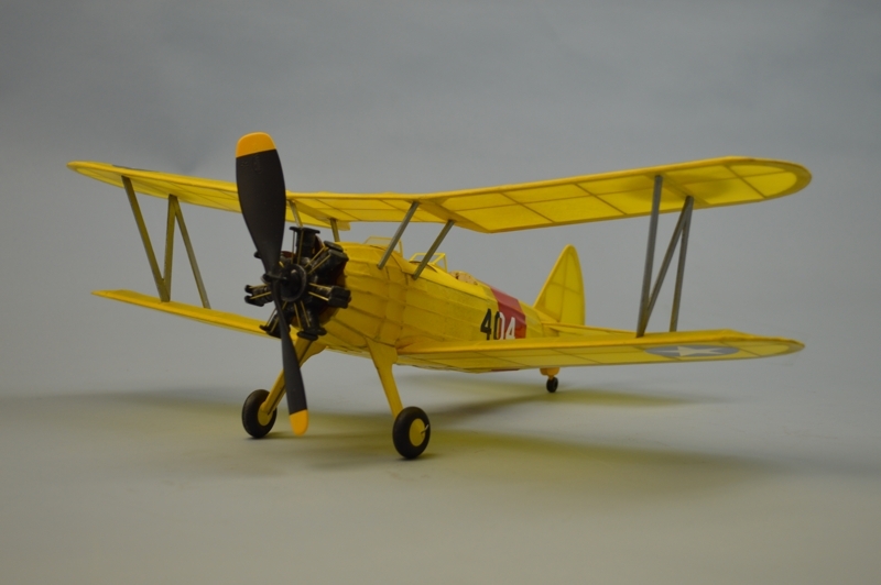 Stearman PT-17 457 mm laser. vyřezávaný