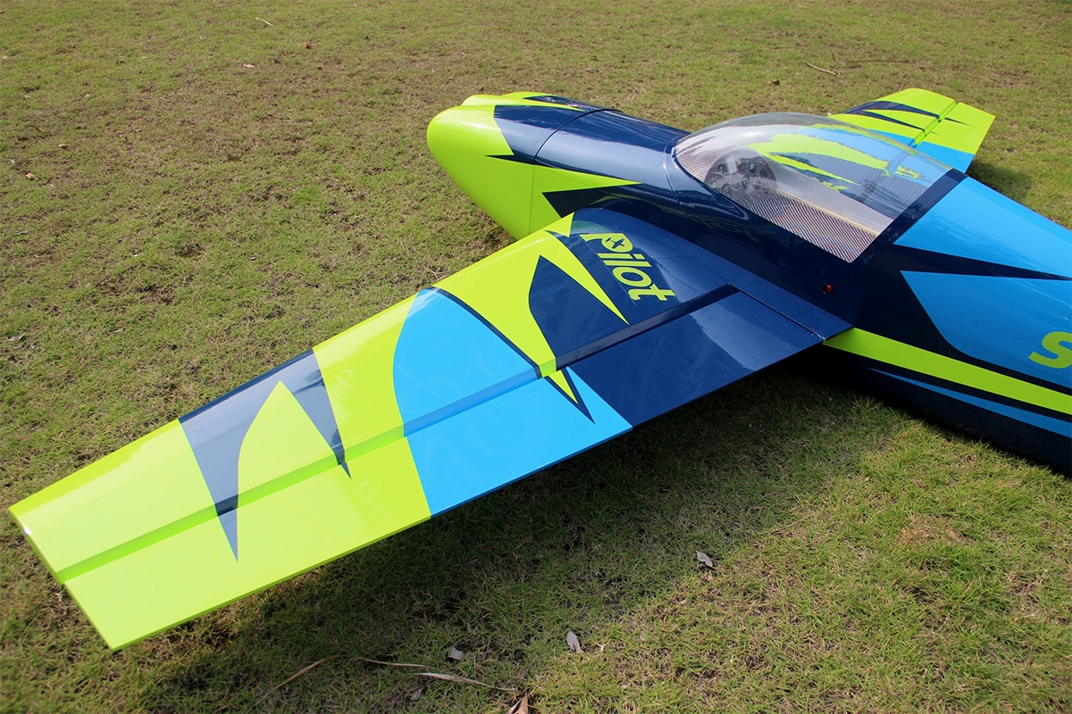 103" Slick 2600mm 120cc Zeleno-Modrý | pkmodelar.cz