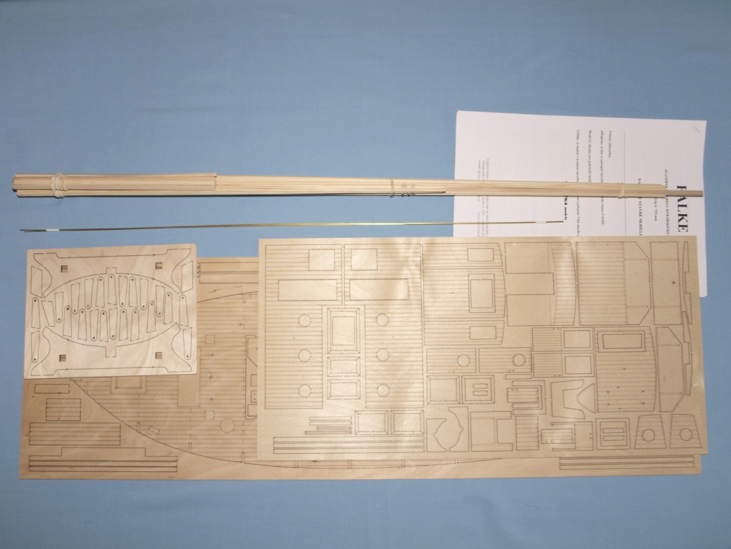FALKE stavebnice rybářského člunu | pkmodelar.cz