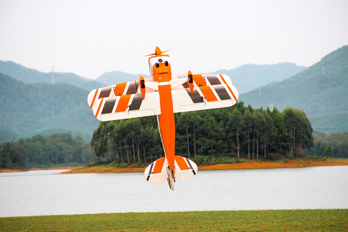 87" Pitts S2B Oranžový (2,2m) | pkmodelar.cz