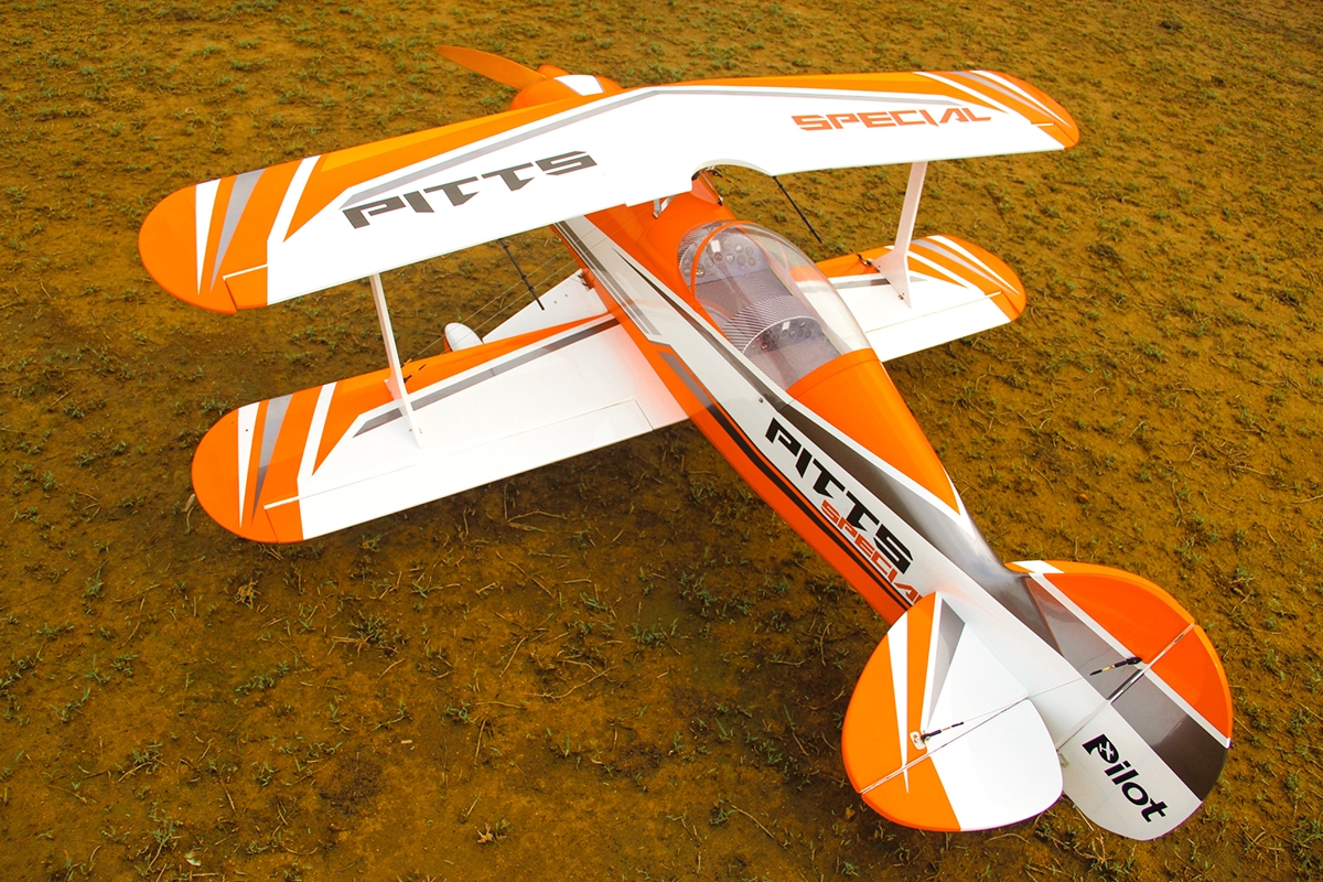 87" Pitts S2B Oranžový (2,2m) | pkmodelar.cz