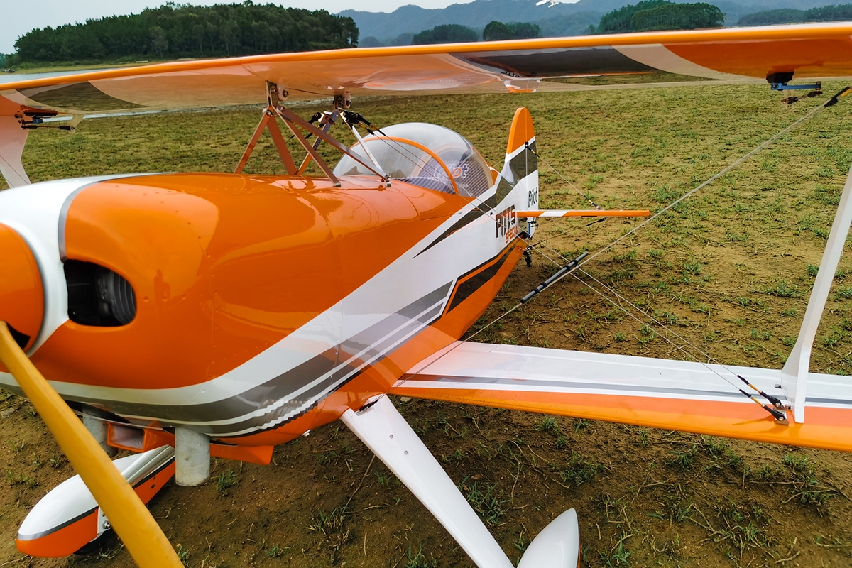 87" Pitts S2B Oranžový (2,2m) | pkmodelar.cz