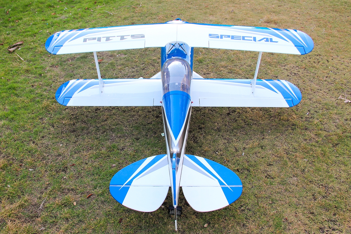 87" Pitts S2B Modrý (2,2m) | pkmodelar.cz