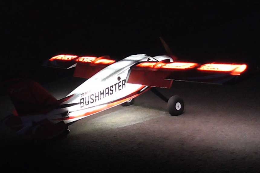 Turbo Bushmaster ARF 1830mm Červený LED | pkmodelar.cz