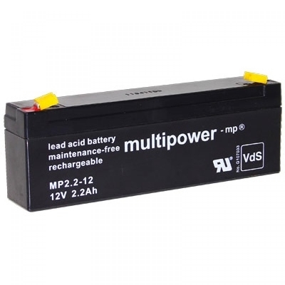 Pb akumulátor MULTIPOWER 12V/2,2Ah | pkmodelar.cz