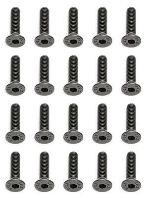 M3x12mm šroub s imbusouvou zápustnou hlavou, 10ks. | pkmodelar.cz