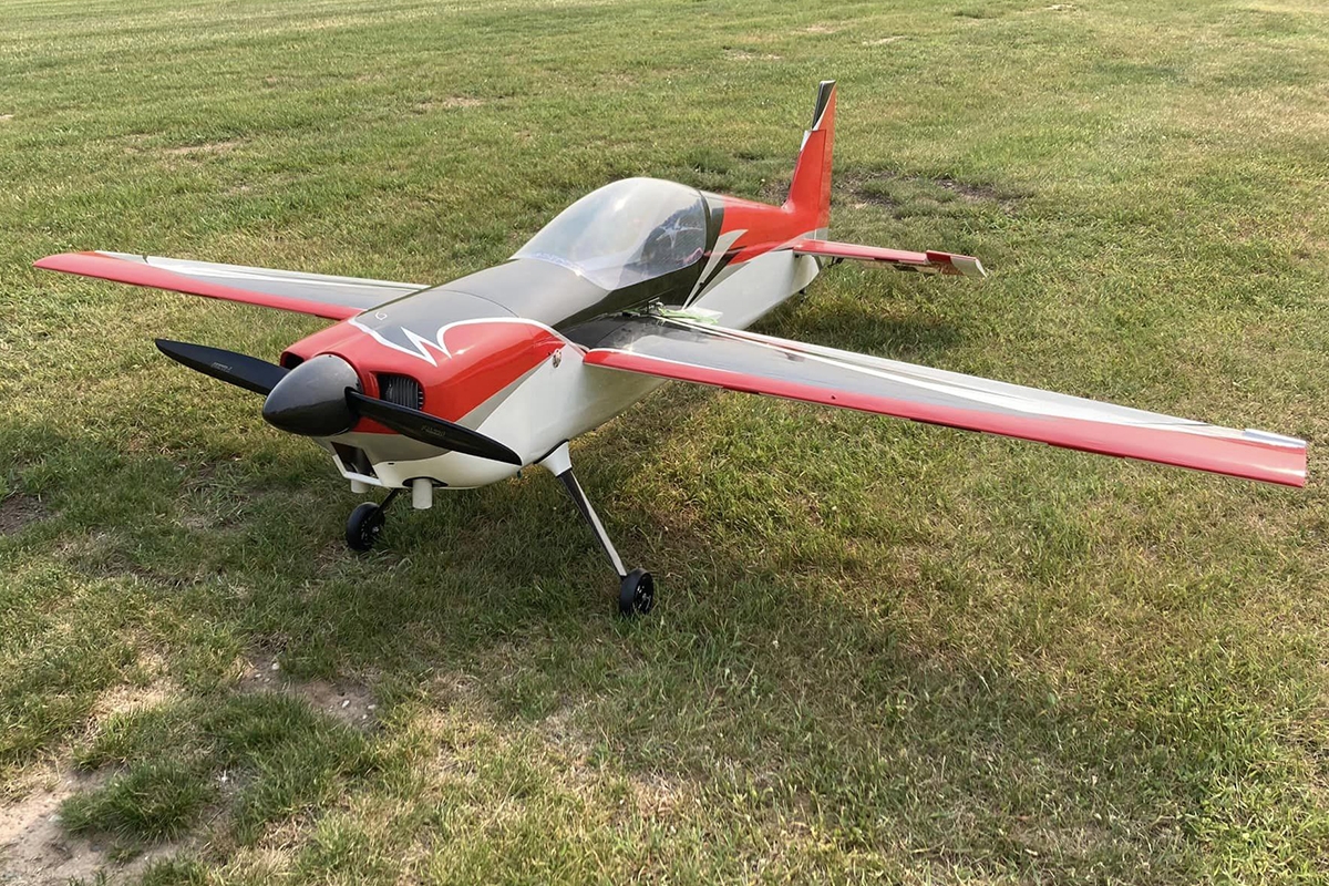 106" Raven DT ARF - červená/černá | pkmodelar.cz