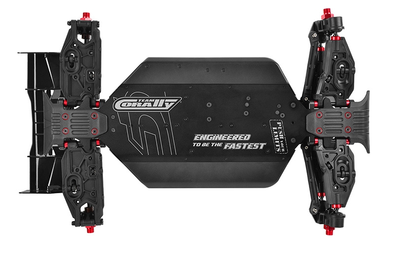 ASUGA XLR 6S - BUGGY 4WD - PRO ROLLER šasi - bez elektroniky - červená | pkmodelar.cz