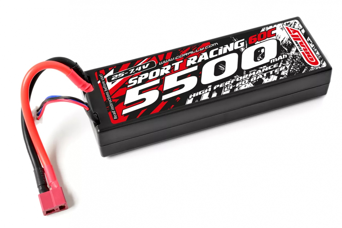 Sport Racing 60C - 5400mAh-7,4V-LiPo Stick Hardcase-T-DYN