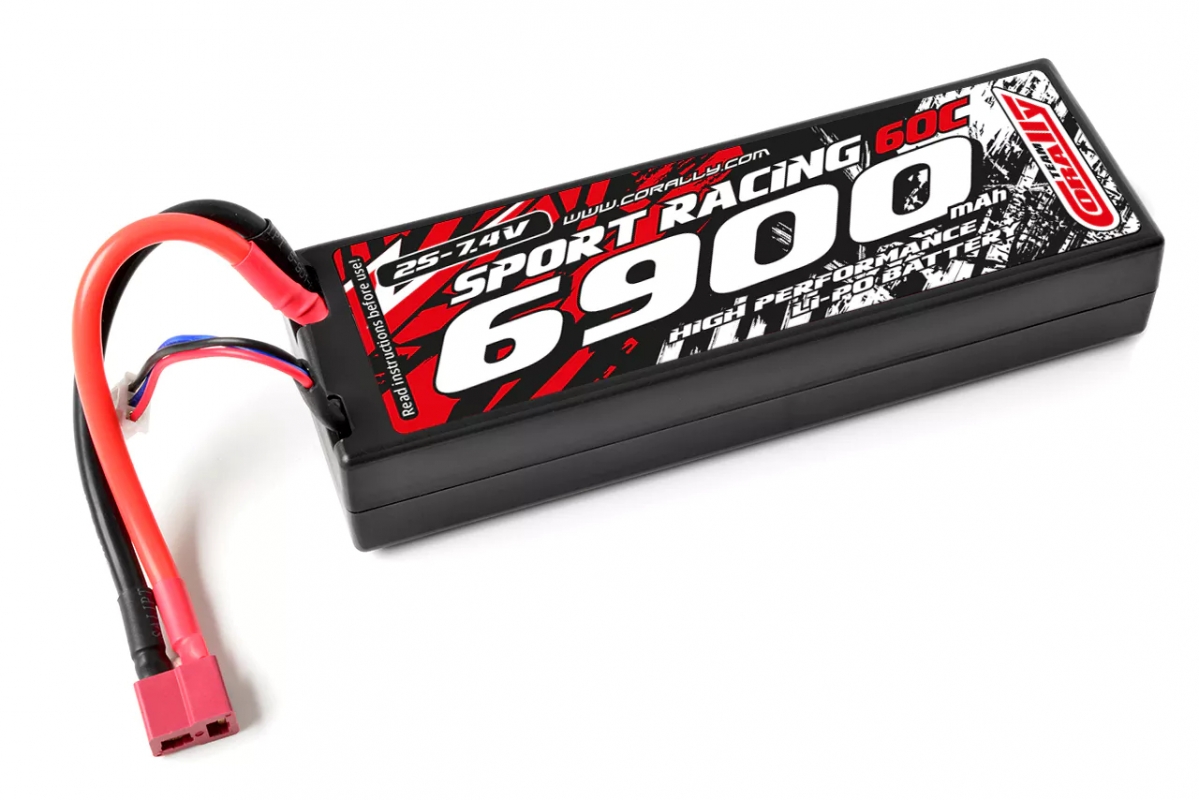 Sport Racing 60C - 6700mAh - 7,4V-LiPo Stick Hardcase-T-DYN