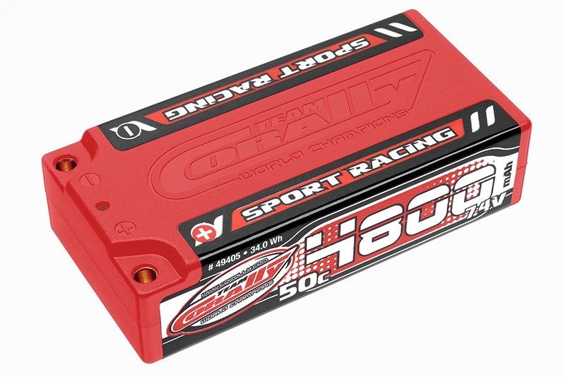 Sport Racing 50C LiPo Shorty Hardcase-4800mAh-7.4V-4mm Bullit (35,5Wh)