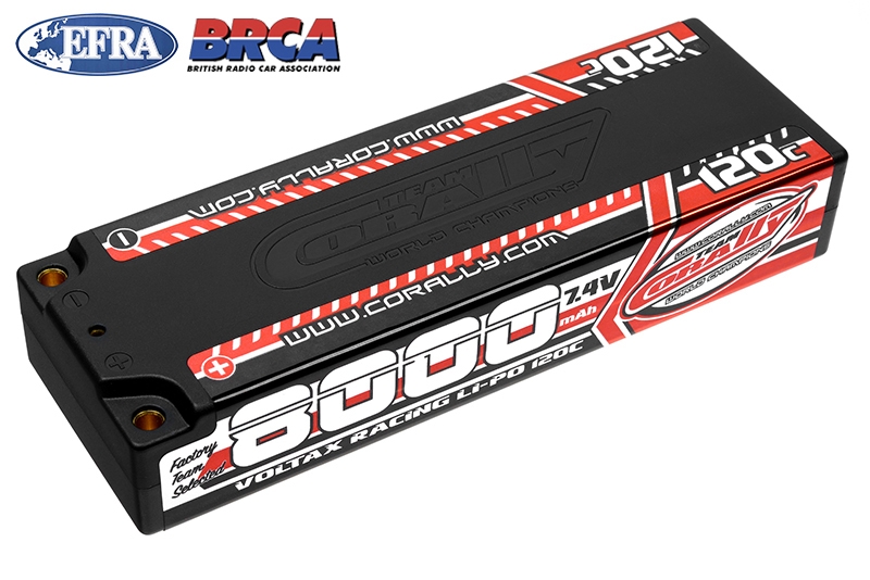 VOLTAX 120C LiPo Stick Hardcase-8000mAh-7.4V-G4 (59,2Wh)