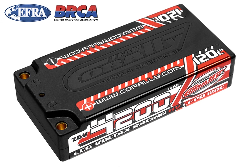 VOLTAX HiVOLT 120C LiPo LCG Shorty Hardcase-4200mAh-7.6V-G4 (31,9Wh)