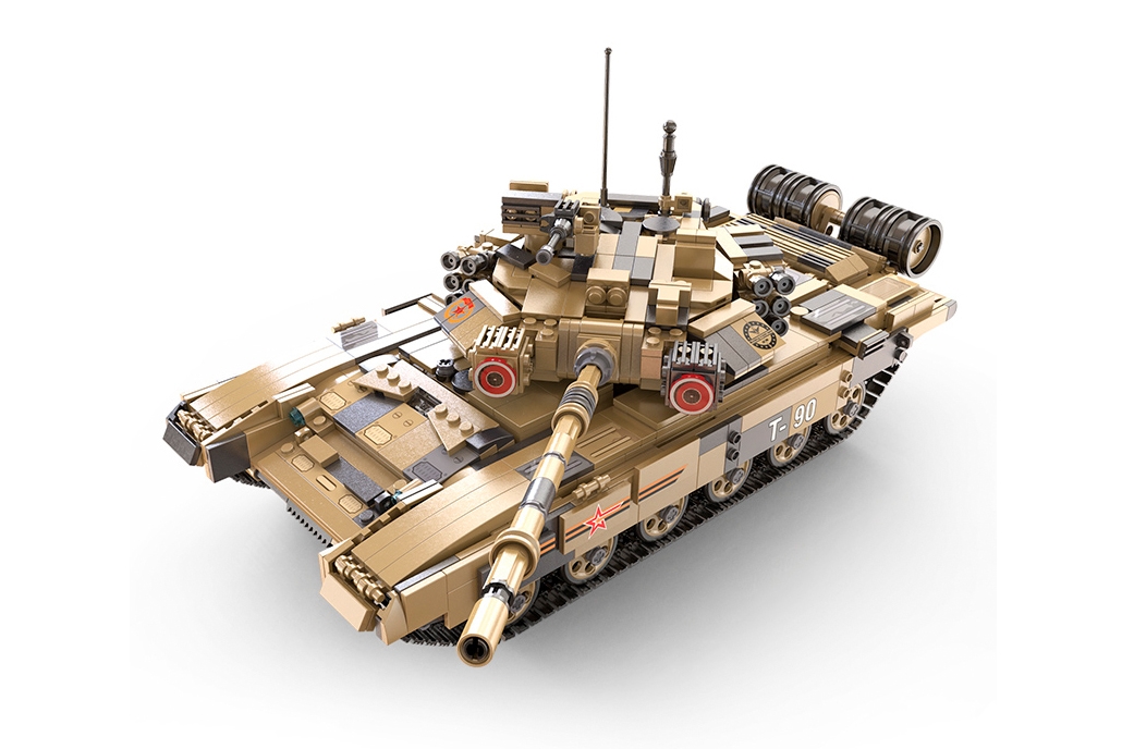 T90 Main Battle Tank - Stavebnice z kostek