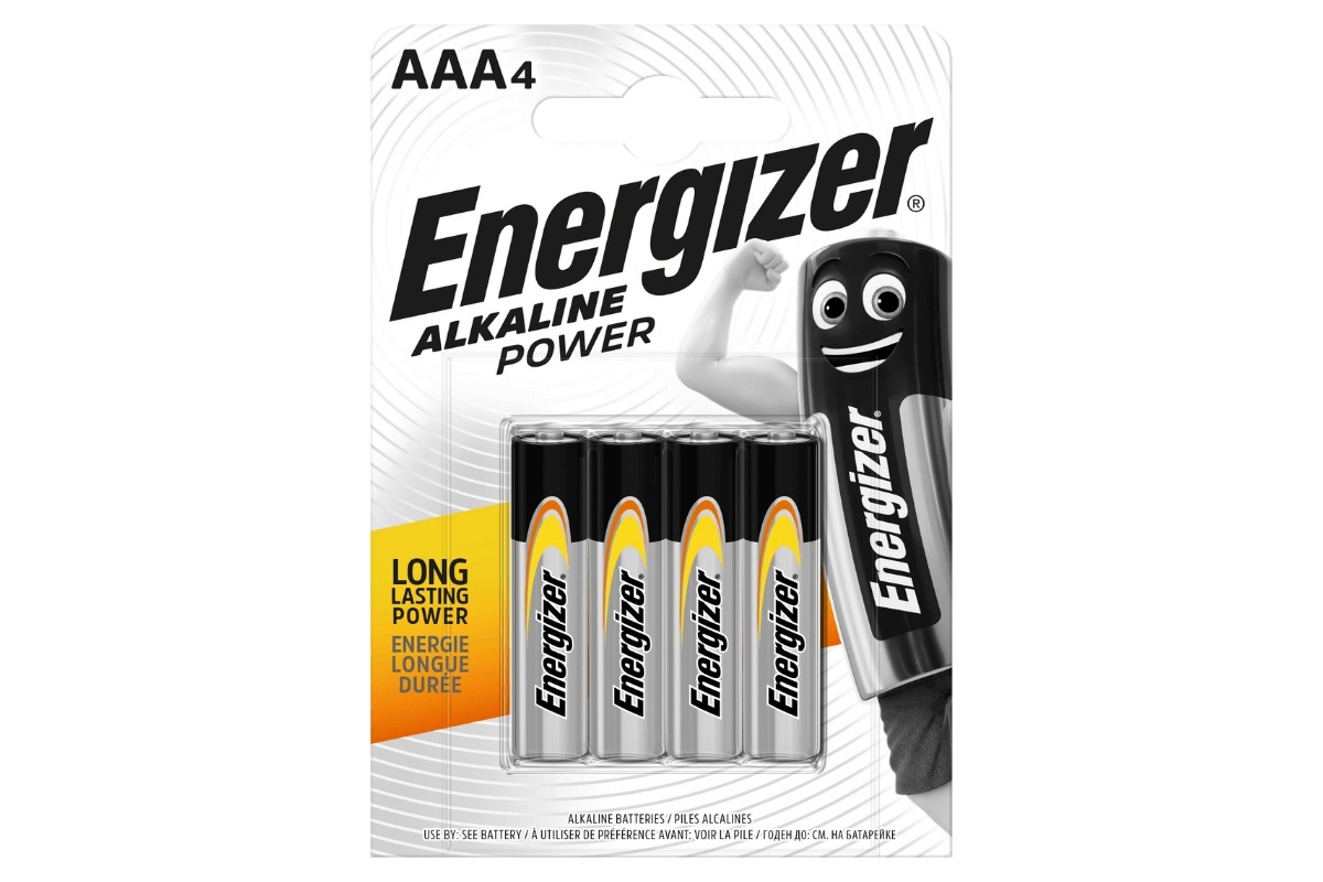 Energizer Alkaline Power AAA 4pack 1.5V | pkmodelar.cz