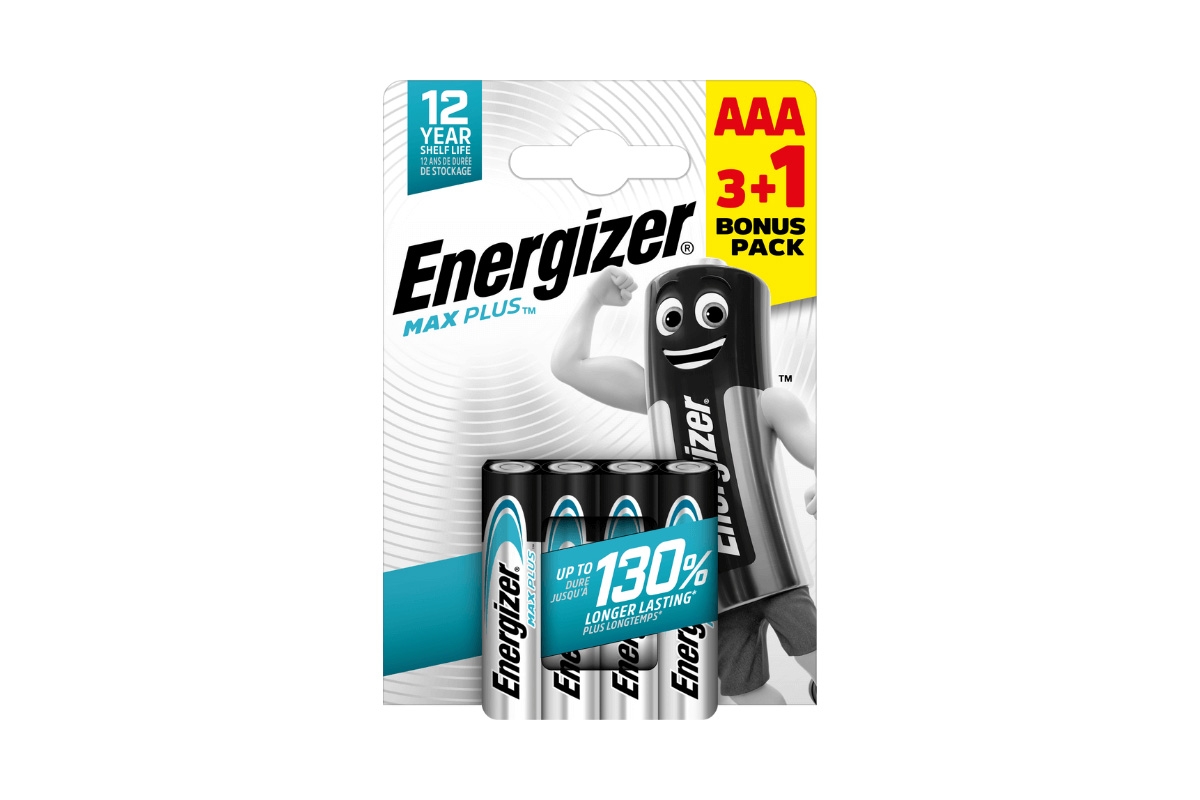 Energizer MAX Plus AAA 4pack 1.5V | pkmodelar.cz