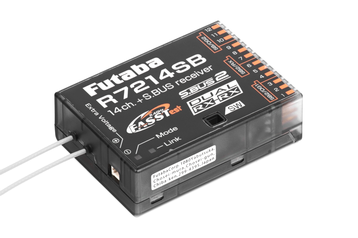 Futaba R7214 FASSTest přijímač 14k | pkmodelar.cz