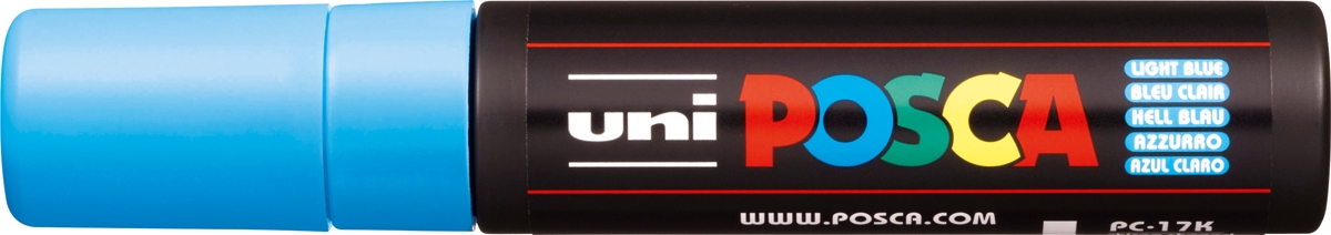 Akrylový popisovač UNI POSCA PC-17K 15mm - světle modrá