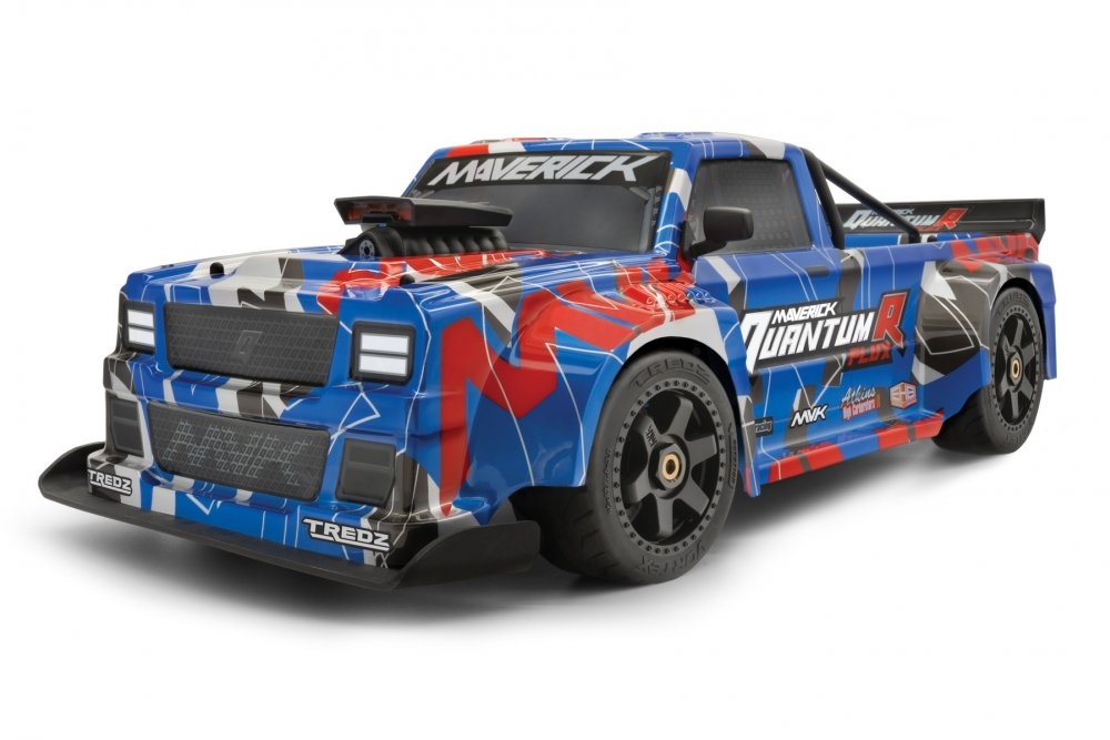 QuantumR Race Truck FLUX 1/8 4WD - Modro/Červený | pkmodelar.cz