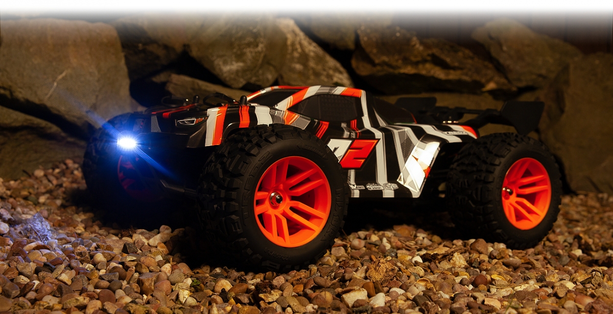 Quantum2 XT 1/10th Stadium Truck - Oranžový | pkmodelar.cz