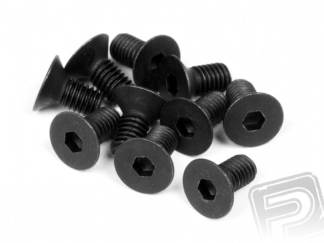 Šroub Imbus s plochou hlavou M3x6mm 10pcs