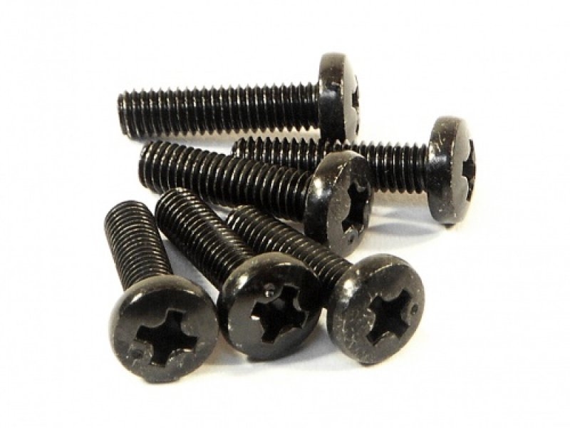 Šroub s půlkulatou hlavou M3x12mm (6ks)