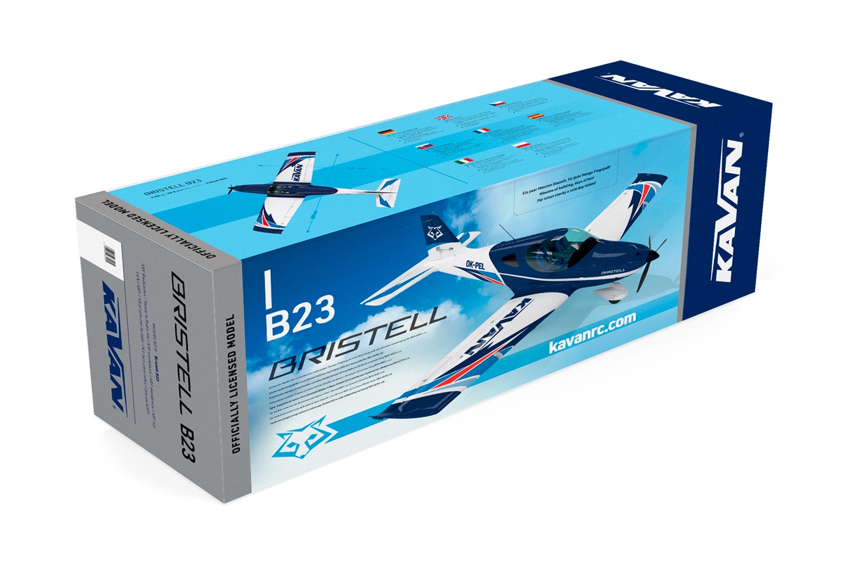 KAVAN Bristell B23 1600mm ARF - bílá | pkmodelar.cz