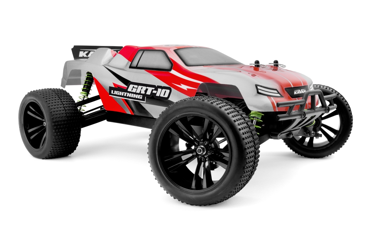 KAVAN GRT-10 Lightning 2,4 GHz 4WD Truggy 1:10 - Červený - RTR | pkmodelar.cz