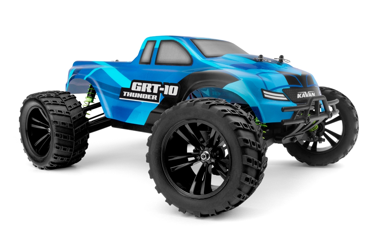 KAVAN GRT-10 Thunder 2,4 GHz 4WD Monster Truck 1:10 - Modrý