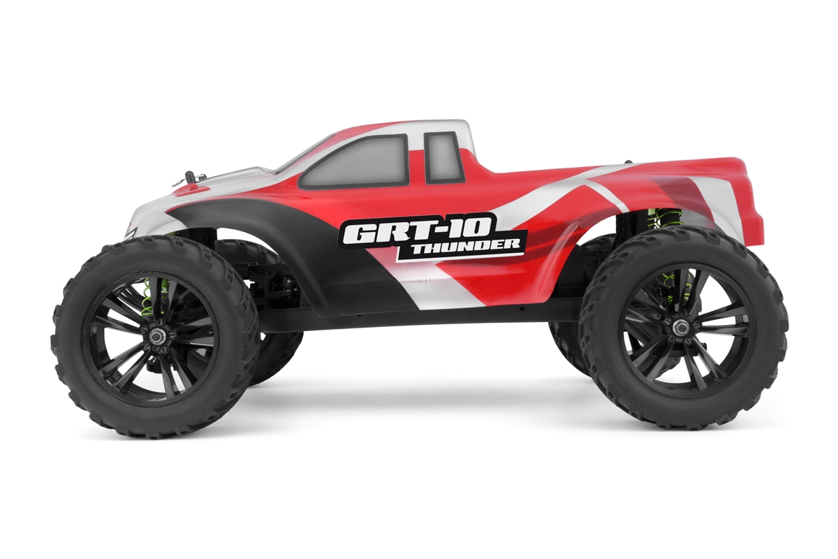 KAVAN GRT-10 Thunder Brushless 2,4 GHz 4WD Monster Truck 1:10 - Červený | pkmodelar.cz