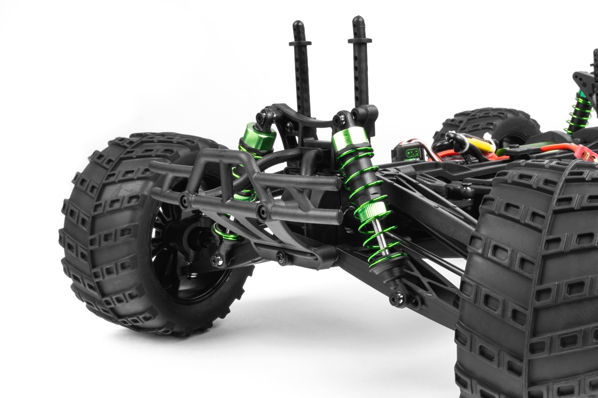 KAVAN GRT-10 Thunder Brushless 2,4 GHz 4WD Monster Truck 1:10 - Červený | pkmodelar.cz